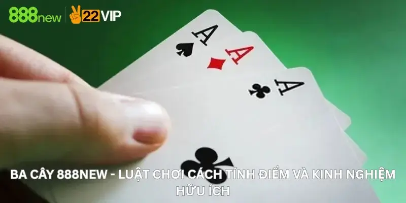 Ba cây 888New - Luật Chơi, Cách Tính Điểm Và Kinh Nghiệm Hữu Ích